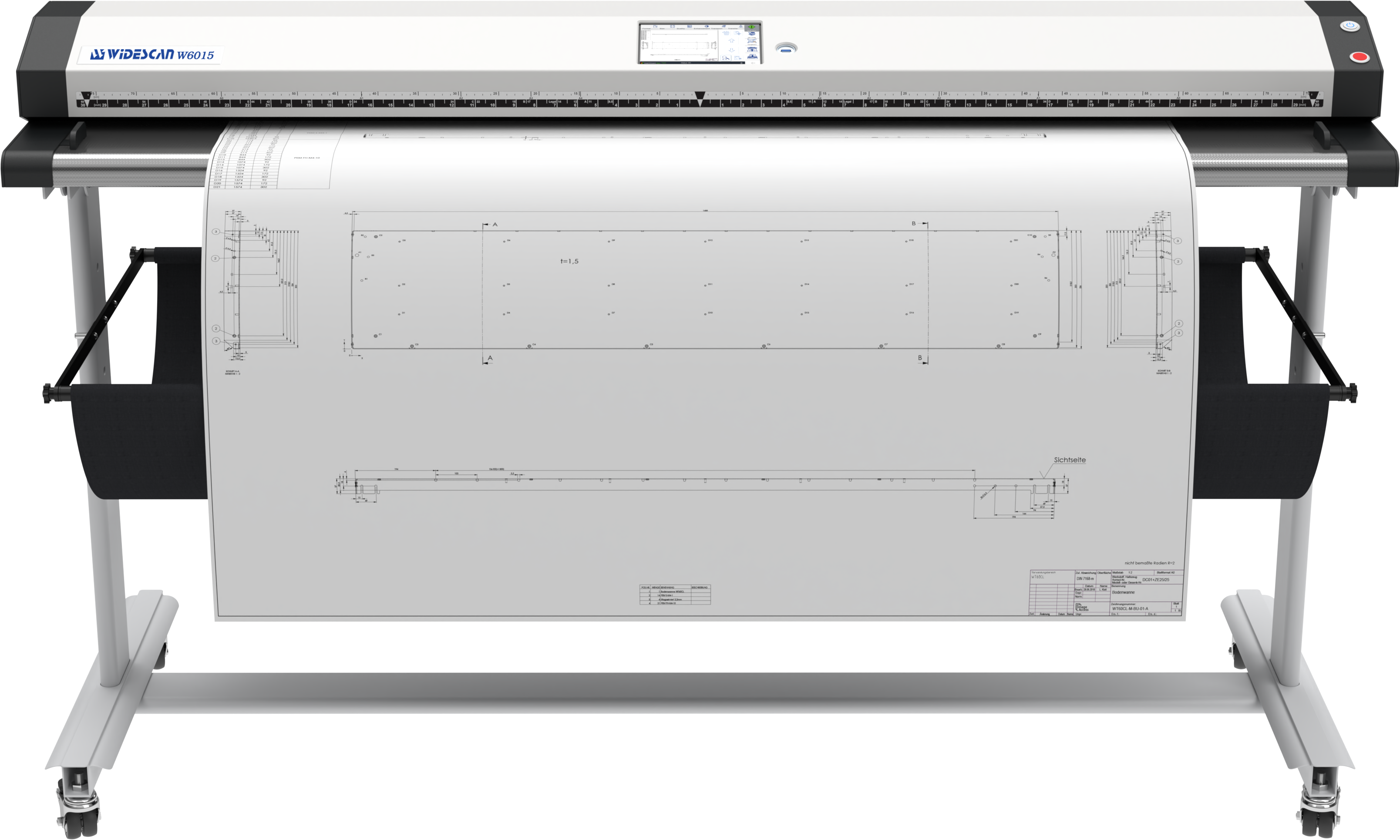 WideSCAN W6015 大幅面扫描仪(线条版)